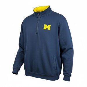 University Of Michigan Wolverines M Colosseum Mens 3XL 1/4 Zip Pullover Pockets